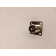 Conector Uhf Fêmea Solda Fios Painel Base Quadrada