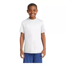  Kit 5 Camiseta Poliéster Infantil Lisa Camisa P Sublimação