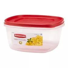 2 Contenedores Rubbermaid Easy Find Lids 3.3lts Original Usa