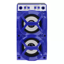 Rádio Portátil Bluetooth - Grasep - D-bh1012 - Azul