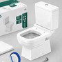 Kit Vaso Sanitário Celite Elite Branco Com Caixa Acoplada Jato Plus Assento Soft Close Descarga Dupla 3/6l Bacia Sanitária Completa