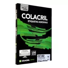 Etiquetas Cc182 33,9mm X 101,6mm Colacril