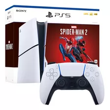 Consola Playstation 5 Ps5 Slim Spider Man 2 Y Mando Blanco