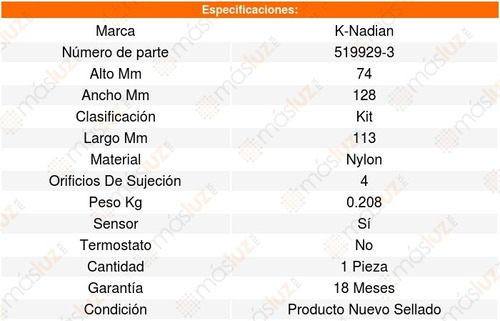 Toma Agua S80 L6 3.2l 06_10 K-nadian 8629526 Foto 3