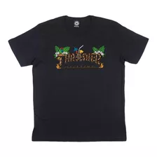 Camiseta Thrasher Tiki Preta