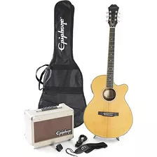 Guitarra Electroacustica EpiPhone Ppgr-eep4nach1 Kit