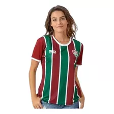 Camisa Feminina Fluminense Retrô Oficial Attract Baby Look 