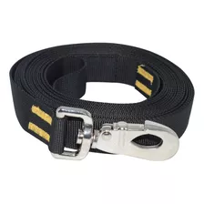 Correa Para Perro Reforzada Gadnic 5 Metros Color Negro