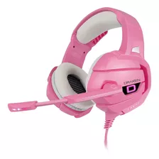 Headset Gamer Draxen Dn103 Rosa 2 X P2