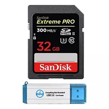 Sandisk - Tarjeta De Memoria Sd Extreme Pro Uhs-ii