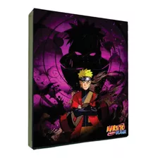 Pasta Álbum Fichário Naruto Sennin Porta 360 Cartas Cards