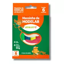 Massinha De Modelar Criativa 6 Rolos Coloridos - 1 Caixa