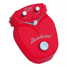  Pedal De Efecto De Guitarra Danelectro Dj-1 Overdrive Rojo