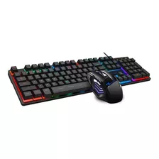 Kit Gamer Teclado Mouse De Retroiluminación An-300 Motomo