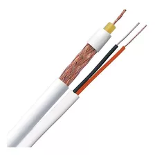 Cabo Coaxial 4mm Cftv Especial C/ Alimentação Bipolar 100mts