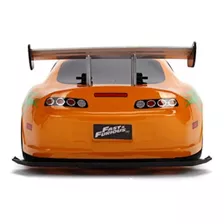 Jada Toys Fast & Furious 1:10 Toyota Supra Control Remoto Ca Color Orange
