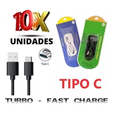 Kit 10 Cabos Tipo C Android Celular Atacado Revenda