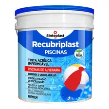 Tinta Para Piscina De Alvenaria Imper Rende 240m² Azul Pisci