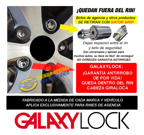 Galaxylock - Birlos Seguridad Para Todos Los Mitsubishi Mira Foto 7