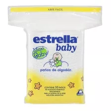 Algodón Estrella Baby Paños De Absorventes 50 Unidades