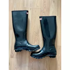 Botas Hunter Altas Negras Talle 38 Como Nuevas En Caja