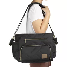 Bolso Motto Gold Negro Infanti 