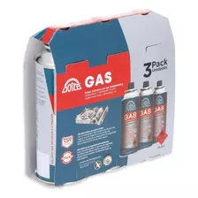 Pack 3 Gas 227grs Doite Color: Blanco-celeste-rojo