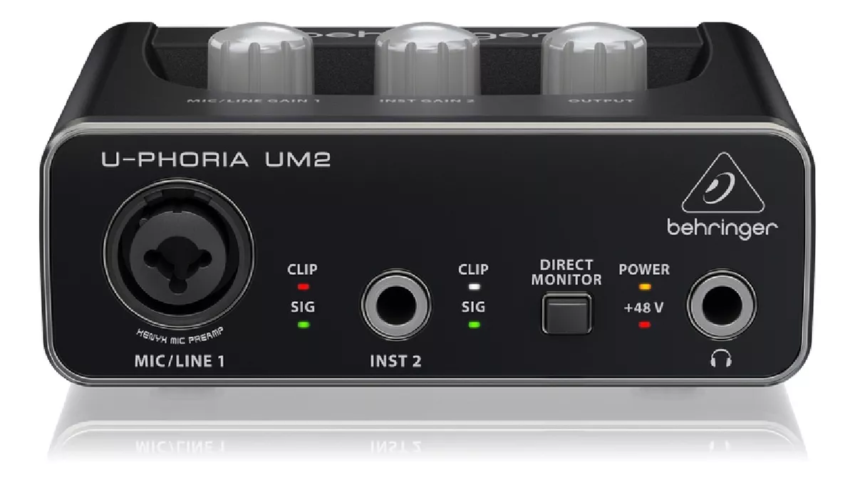 Interfaz De Audio Behringer U-phoria Um2