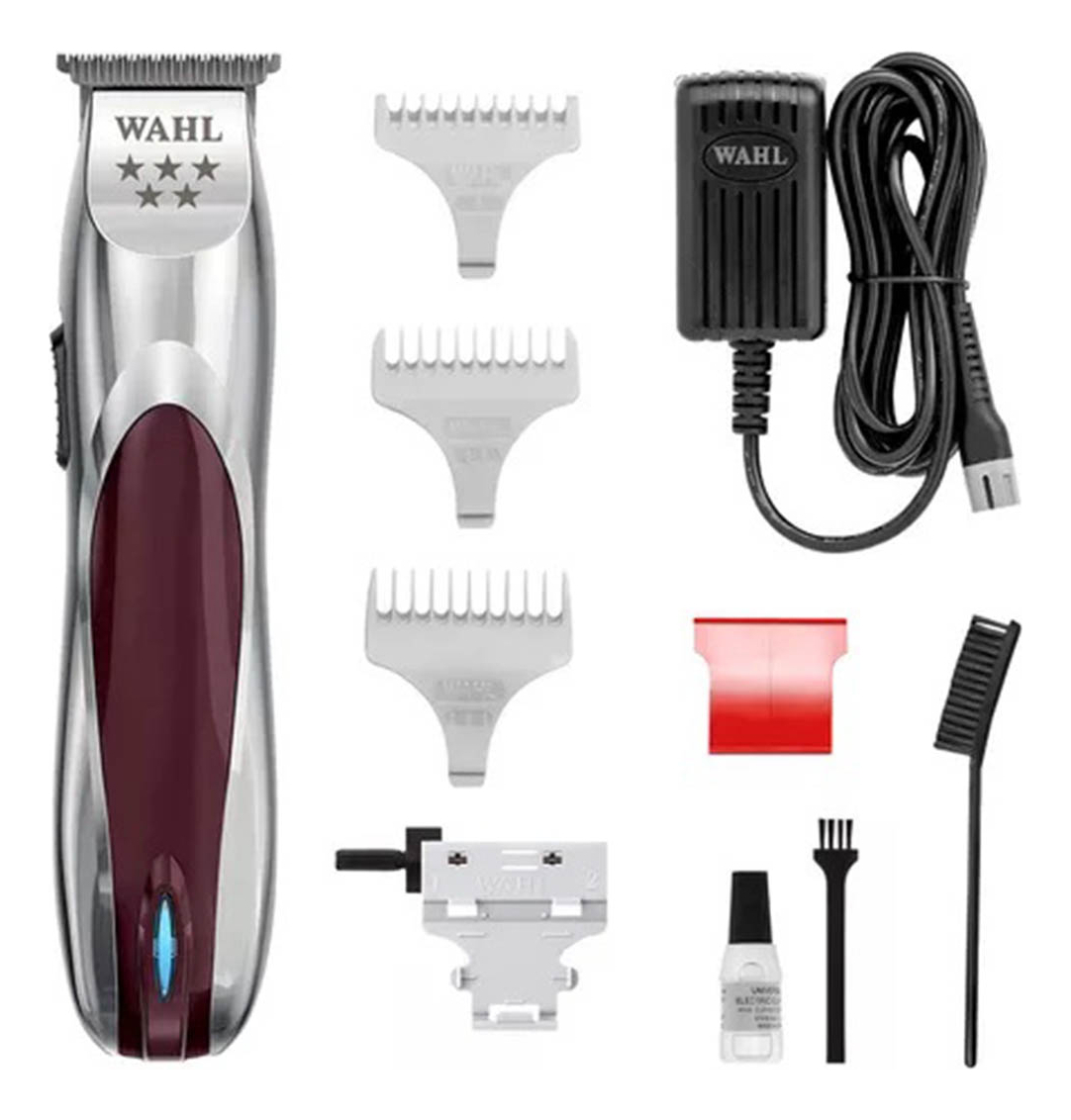 Trimmer Inalámbrico Recortadora Profesional A-lign Wahl Plateado