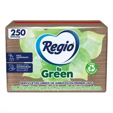 Servilletas Regio Green Paquete De 250 Con Dispensador