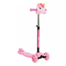 Monopatin Unicornio Rosa Antivuelco Niñas Nena Soporta 40kg 