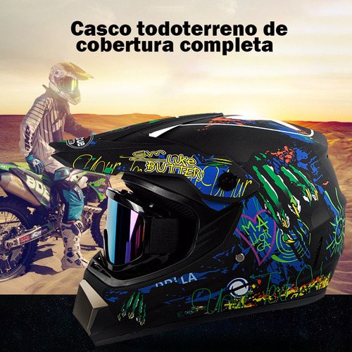 Casco Completo De Montaa Todoterreno De Kart Foto 9