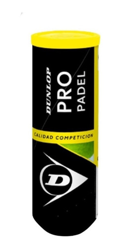 Tubo De Pelotas Dunlop Pro Padel Asfl70