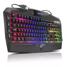 Teclado Gamer Pc Usb Adamantiun Nemesis Abnt2 Led Cyberpunk