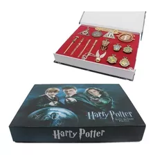 Set De 15 Varitas Y Amuletos Coleccionables De Harry Potter