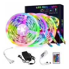 Cinta Luces Led Tira Rgb 15m Wifi Control Transformador 3x5m