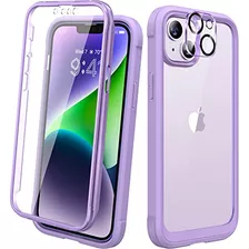 Case Para iPhone 14 Funda Cuerpo Completo 2 Protectores Cáma