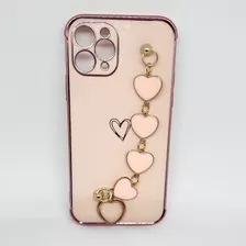 Funda Protectora Con Agarre De Figura Corazón Para iPhone