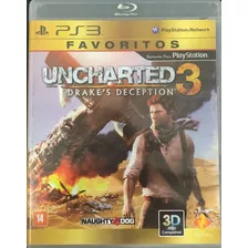 Uncharted 3 Drakes Deception / Jogo Play3 / Semi-novo 