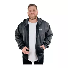 Jaqueta Moletom Masculina Plus Size Quente Peluciada Touca