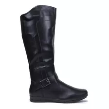 Bota Mooncity Cano Alto Rasteira 71086 Feminino