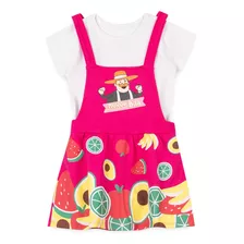 Vestido Mundo Bita Festa Das Frutas Feminina Infantil