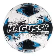 Bola Futebol Society 3 Twister Magussy Cor Azul/branco