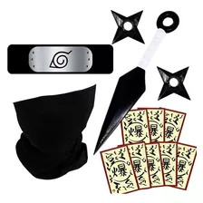 Kunai E Bandana Balaclava Kakashi Shuriken Pronta Entrega