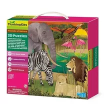 Rompecabezas 3d Animales Safari Puzzle Juguete Diáctico 4m