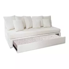 Futon Sofa Cama Divan Sillon 2m Pana Antimancha Fullconfort