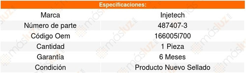 Inyector Combustible Mpfi Maxima 6cil 3.0l 00_01 8141091 Foto 2