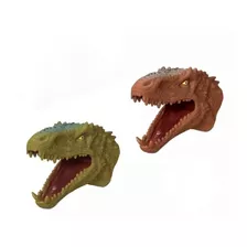 Brinquedo Dinossauro Dino Fantoche Cabeça Trex Mão