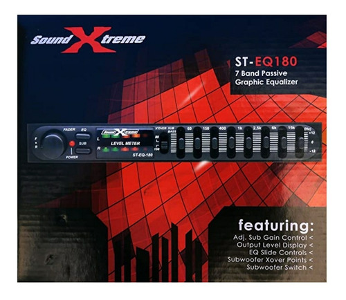 Equalizador Sound Xtreme St-eq- 180 Automotivo