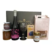 Box Premium Vino Crazy 2 , El Regalo Perfecto Tesoro Gourmet